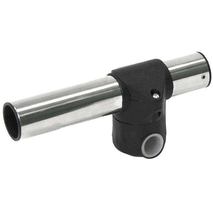 Держатель спиннинга сквозной на леер, нержавеющая сталь (030619T)